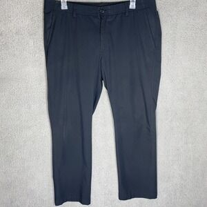 Under Armour Golf Pants Men's 40x30 Black Tapered Stretch Performances Waistband